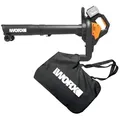 Worx - Akku-laubbläser/laubsauger 40v(2x20v) - 2 In 1 Wg583e.9 Bläser/sauger Kombination