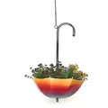 Blumenampel Metall Hängeampel Mit Topf Innen Außen Regenschirm Hängepflanzen 57 Cm 96258 S Pflanzenhänger Blumenhänger Topfhänger Blumen - Dandibo