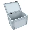 Feldherr ED 43/27 HG - DDEB265 Eurobehälter / Euro Box mit Scharnierdeckel (ED 43/27 HG)