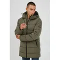 Indicode Parka IDHersh Winterparka mit Steppungen grün L (52)