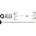 Commercial Drehspieß-Set für 500-er Modelle, Grillspieß edelstahl, inkl. Motor