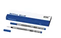 MONTBLANC Roller Minen Royal Blue 124501 – Blaue Ersatzmine für Roller Ball und Fineliner Größe F – 2 x Refill Rollerball Fein