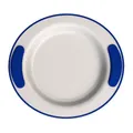 Ornamin Thermoteller – Warmhalte-Teller | blau | Pflegegeschirr für Senioren | rutschfest |