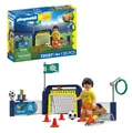PLAYMOBIL | My Life | Fussball-Trainingsstation | Trainingsplatz mit Torwand und Schussmechanik | Fussball Spielzeug ab 4 Jahren | 72057