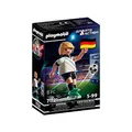 PLAYMOBIL Sports & Action 71121 Fußballspieler Deutschland, mit Kickfunktion und Torwand, ab 5 Jahren