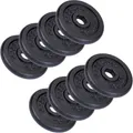 ScSPORTS® Hantelscheibe, 20 kg, (8-tlg)