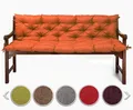 sunnypillow Bankauflage Bankauflage Stuhlkissen viele Farben und Größen zur Auswahl, 180x50x50cm orange