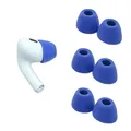 Comply TrueGrip Ohrstöpsel, für Airpods Pro Gen 1 & 2, Electric Blue, Größe M