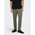 ONLY & SONS Chinohose ONSMARK SLIM GW 0209 PANT NOOS Viskosemischung, slim fit braun 33