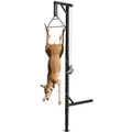 VEVOR Game Hoist mit Seilwinde & Gambrel, 181 kg Tragkraft, Lkw-Wildhebezeug mit 5,08 cm Empfänger, 360-Grad-Schwenkschaft & einstellbarer Höhe, zum Häuten & Säubern von Wild im Jagdspiel