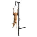 VEVOR Game Hoist mit Seilwinde & Gambrel, 181 kg Tragkraft, Lkw-Wildhebezeug mit 5,08 cm Empfänger, 360-Grad-Schwenkschaft & einstellbarer Höhe, zum Häuten & Säubern von Wild im Jagdspiel