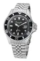 Eichmüller Taucheruhr 3464-01 Schwarz 20 ATM Edelstahlband 43 mm