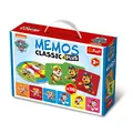 Trefl - Memos Classic & Plus, PAW Patrol - Lernspiel für Kleinkinder, Bilderpaare Finden, Verschiedene Variationen von Spaß, Shuffleboard, Memory-Spiel mit Märchenfiguren für Kinder ab 3 Jahren