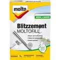 Molto Blitzzement Moltofill Außen- und Innen-Spachtelpulver Grau 1 kg