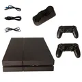 Sony Playstation 4 PS4 CUH-1216A 500GB - defekter Power Knopf - 2x Controller!