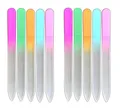 10 Stück Glasnagelfeile im Etui Glasfeile Nagelfeilen Set Glas Nagel Feile