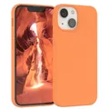 Für Apple iPhone 13 Mini Handyhülle Silikon Case Schutz Hülle Cover Hell Orange