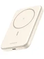 UGREEN Zapix Wireless Powerbank 5000mAh Magnetische Power Bank mit USB-C Schnellladefunktion, Kabellose externer Akku MagSafe kompatibel mit iPhone 17/16/15/14/13/12 (Weiß)