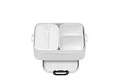 Mepal - Bento Lunchbox Take A Break Midi - Brotdose mit Bento-Box - Meal Prep Box für Sandwiches, Kleine Snacks & Reste - Snack & Mittagessen - Essensbox mit Fächern - 900 ml - White