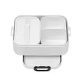 Mepal Lunchbox 0,9 L Brotdose Brotbox Snackbox Vesperdose Kinder Schule weiß