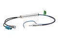 ACV - Antennenadapter FAKRA (m)/ ISO (f) > DIN/ Phantomeinspeisung
