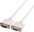 ROLINE 11016290 - Kabel Seriell, 9-pol RS-232, Stecker/Buchse, 10,0 m