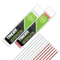 Tracer Deep Hole Bleistift Alternative Minen Set - 12 x 2,8 mm hochsichtbare farbige Minen für den Bleistift 6 x rot, 6 x weiß, 12 x Bleistiftminen