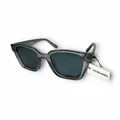 JACK & JONES Herren Jacpontus Rechtackige Sonnenbrille Dark Grey Grau