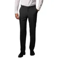 Hirschthal Anzughose Herren Business Anzughose Slim-Fit und Regular-Fit Hose in Kurz-, Lang- und Normalgrößen grau Regular-Fit | 58