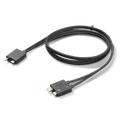 Lenovo Split Cable - Thunderbolt-Kabel - USB-C-/Stromanschluss zu USB-C, Slim Tip - Thunderbolt 4 - 70 cm - Schwarz - für ThinkCentre M75t Gen 2 11W5
