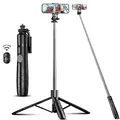 Handy Stativ 180cm Selfie Stick Tripod Halter Fernbedienung iPhone Android Set