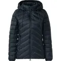 s.Oliver Gesteppte Outdoor Jacke Damen Slim Fit blau mit Kapuze - Blau - 42
