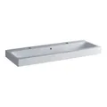 Geberit Waschtisch iCon 120x48,5cm, m 2 HL, weiß, mit Überlauf