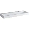 Geberit iCon Waschtisch 1200x485mm 2 Hahnloch Überlauf weiß