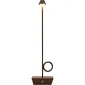 Broggi Lampada Bugia ricaricabile corten