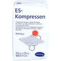 ES-KOMPRESSEN unsteril 7,5x7,5 cm 8fach 100 St PZN 01447192