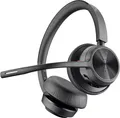HP Poly VOYAGER 4320 Headset mit Ladestation - Kabellos - Anrufe/Musik - 162 g - Kopfhörer - Schwarz (77Y99AA)
