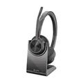 Poly Voyager 4320 Headset +BT700 dongle +Charging Stand