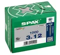 SPAX Senkkopf T10 Vollgewinde, 3x12, WIROX, S-Spitze, 1000 Stk