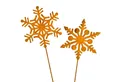 Blümelhuber Gartenstecker -2er Set Schneeflocke (2-St) wetterfest