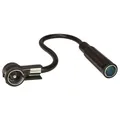 tomzz Audio 1500-007 Antennenadapter DIN 150 OHM Buchse Kupplung auf ISO 50 OHM Stecker alt auf neu 16cm