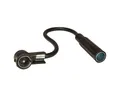 tomzz Audio Antennenadapter DIN 150 OHM Buchse Kupplung auf ISO 50 OHM Stecker alt KFZ-Adapter