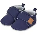 Sterntaler® Krabelschuhe uni Krabbelschuh (1-tlg) Krabbelschuhe Baby mit Klettverschluss und Anti-Rutsch-Sohle grün 18 EU