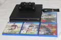 PlayStation 4 500 GB Black Slim PS4 Konsole Silm  + 4 Spiele