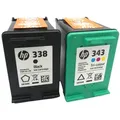 Original HP Tintendruckkopfpatrone 338+343 Multipack für Deskjet 460 5700 650...