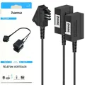 Hama TAE-Verteiler TAE-F zu 2x TAE-F Splitter 1:2  Y-Kabel Adapter Telefon-Kabel