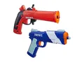 Nerf Spielwelt Fortnite Dual Pack, Fortnite Design, Elite Darts, Flint-Knock Blaster mit Spannhebel