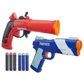 Nerf Fortnite - Confezione da 2 blaster Fortnite e 6 dardi Nerf Elite in gommapi