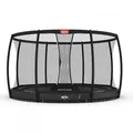 Berg Trampolin InGround Champion inkl. Sicherheitsnetz Deluxe AirFlow Pro 380 cm grau BT-35.42.91.04