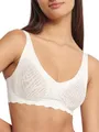 Sloggi Damen Sloggi Zero Feel Bliss Soft Bra, Silk White, S